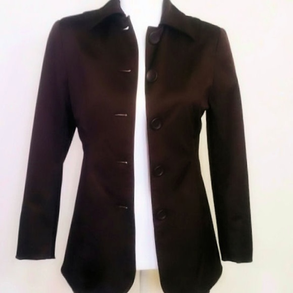 Susan Lazar Jackets & Blazers - Susan Lazar Chocolate Brown Blazer